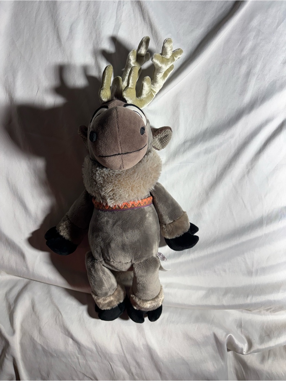 Scentsy frozen Disney Sven Plush Reindeer Toy - Gray with Cream Antlers